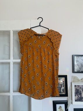Loft Yellow Blouse